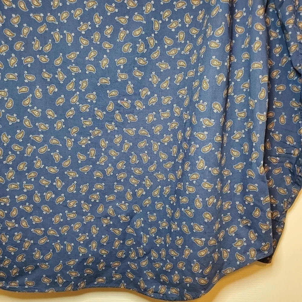 J Crew Shirt Mens Large Paisley Colorful All Over Print Loud Party Mercantile